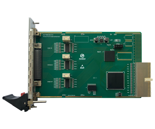 OLP-8506A，CPCI/PXI接口，48通道，5V/3.3V TTL，数字量IO模块